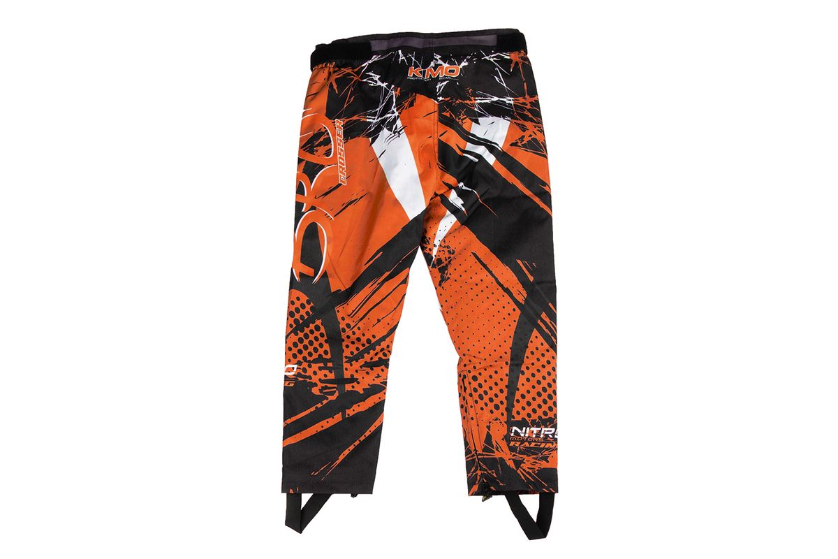 KIMO motocrossbukse barn med beskyttere oransje
