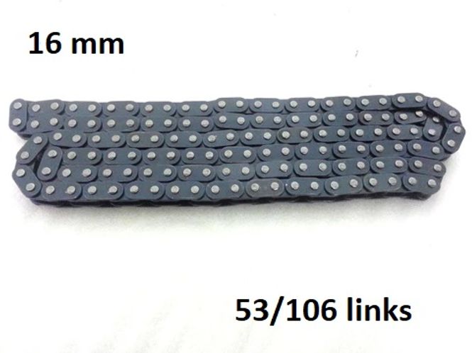 Hovedbilde Kjede til mini ATV - 53/106 links 16mm