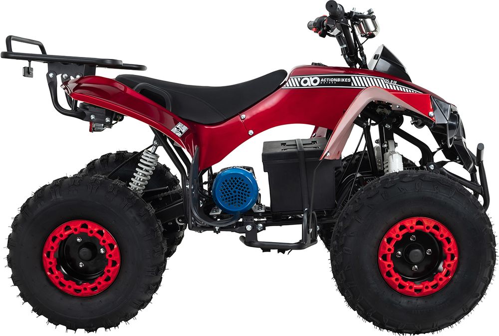 Barnas Quad S-10 Elektrisk 1000W Rød/Metallic