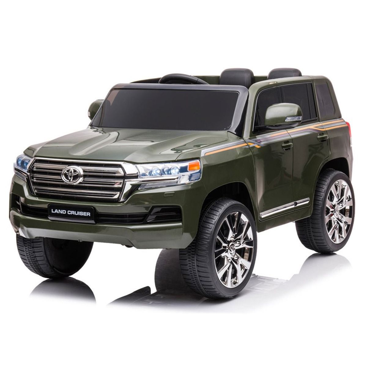 Barnebil Toyota Land Cruiser Green, 2x12V
