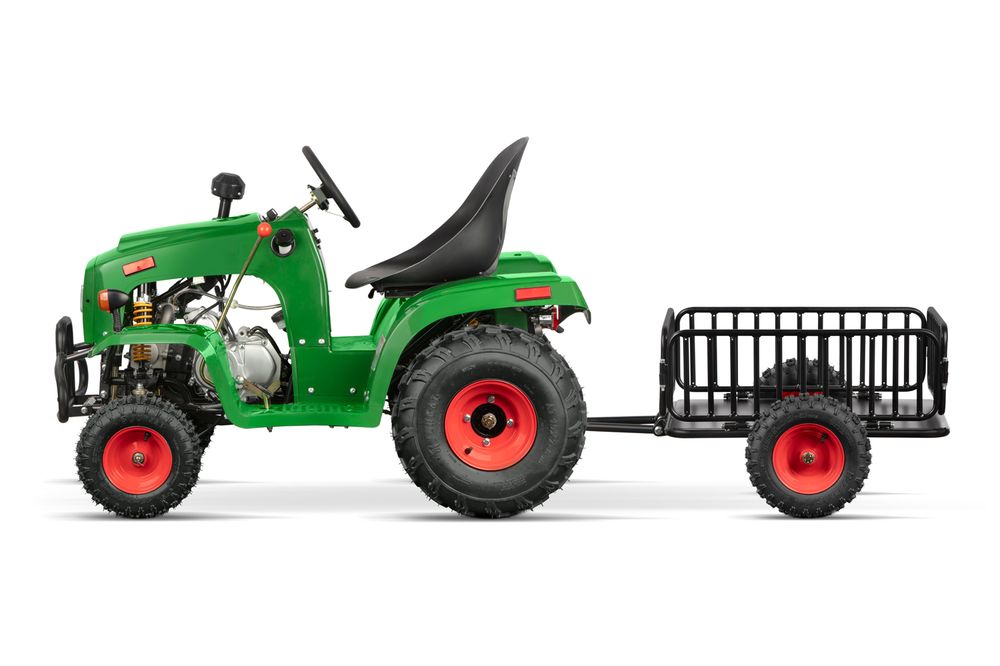 Nitro Motors 110cc barnetraktor med tilhenger el-start