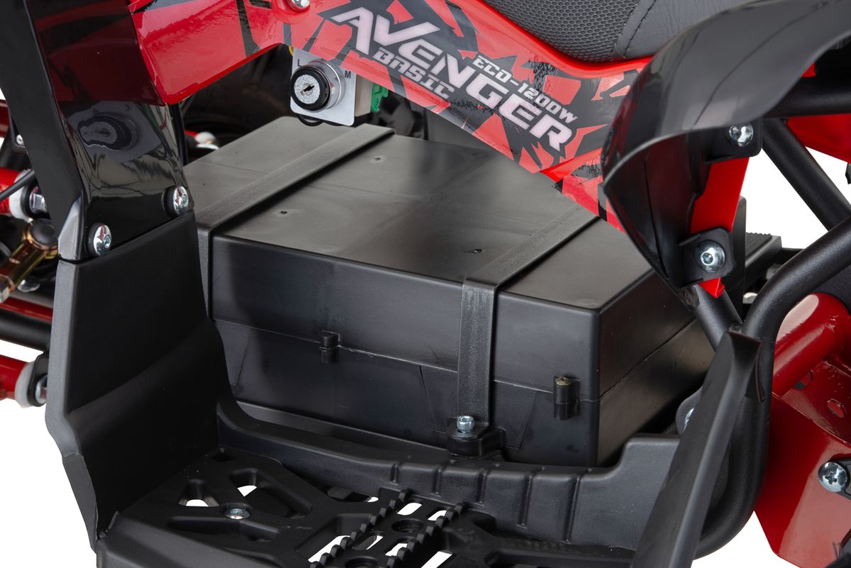 Avenger 1200W ATV med Snowy-dekk og LED-lys