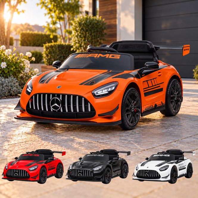 Hovedbilde Mercedes AMG GT3 barnebil 12V med fjernkontroll