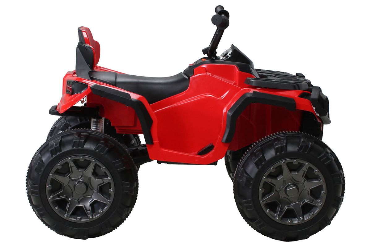 Quad ATV for barn, elbil - rød/hvit