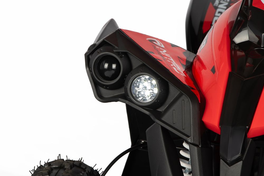 Avenger 1000W elquad med LED og batteribag