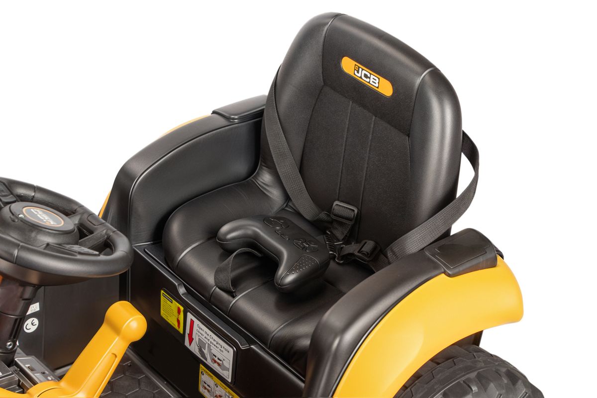 JCB Pushdozer barnebil 12V med fjernkontroll