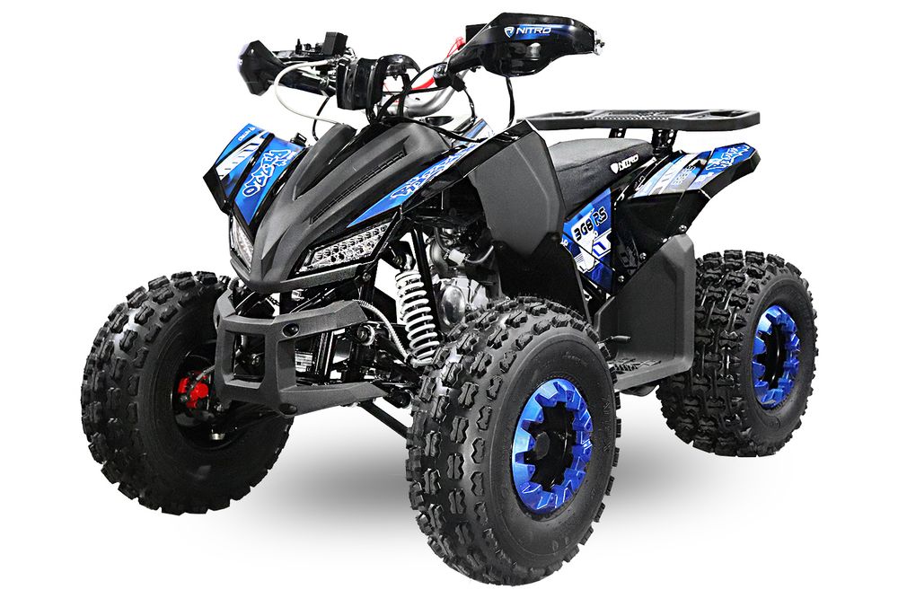 Rizzo 125cc ATV m/revers, LED, digitalt dash og alarm