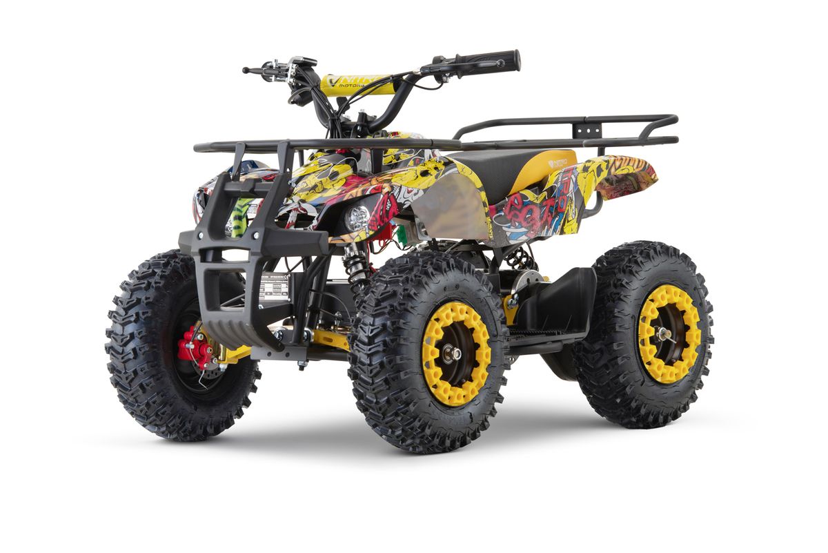 Torino 1200W Graffiti ATV m/Snowy-dekk & LED
