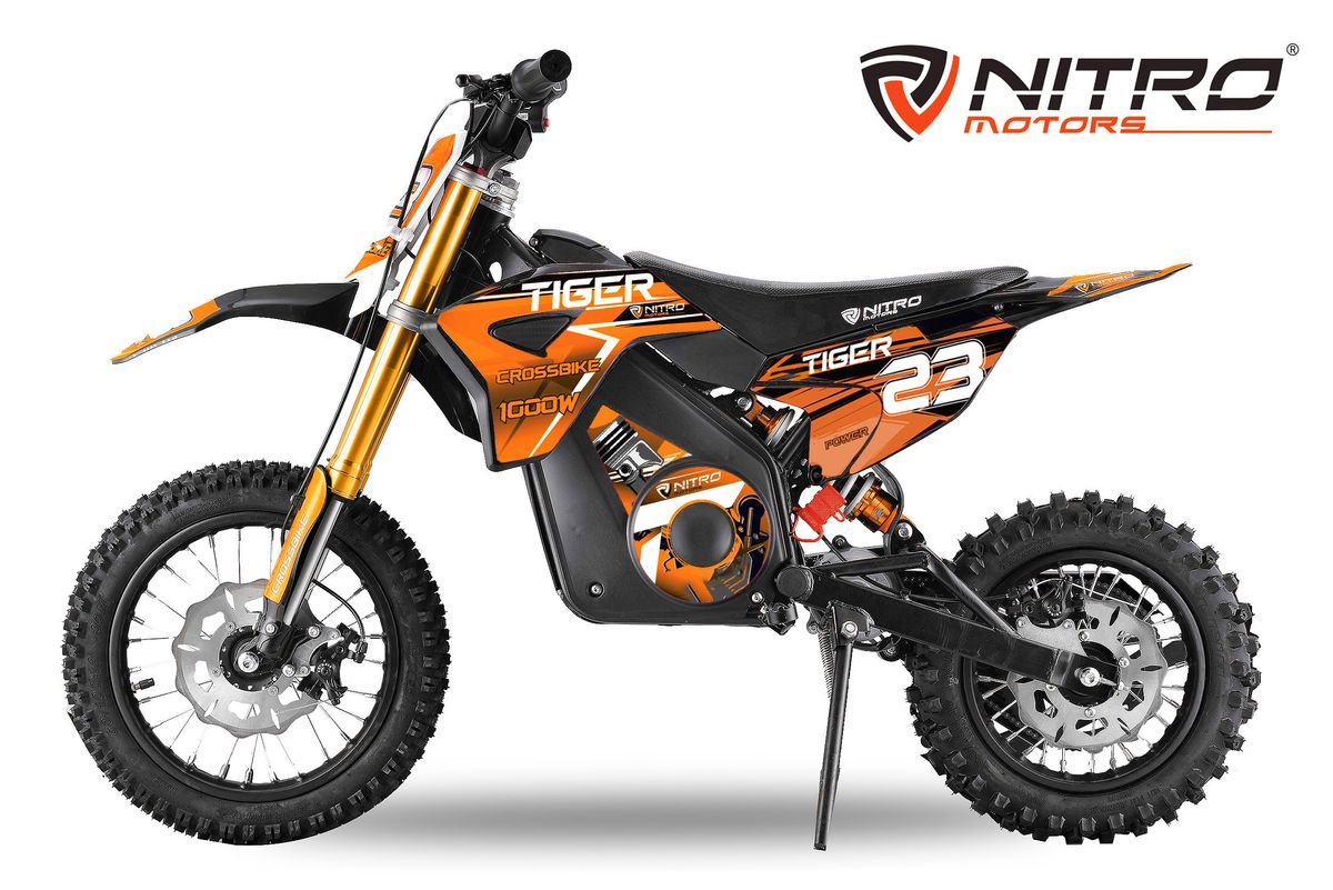 Nitro tiger eco el-dirt bike 1000w 12/10 for barn