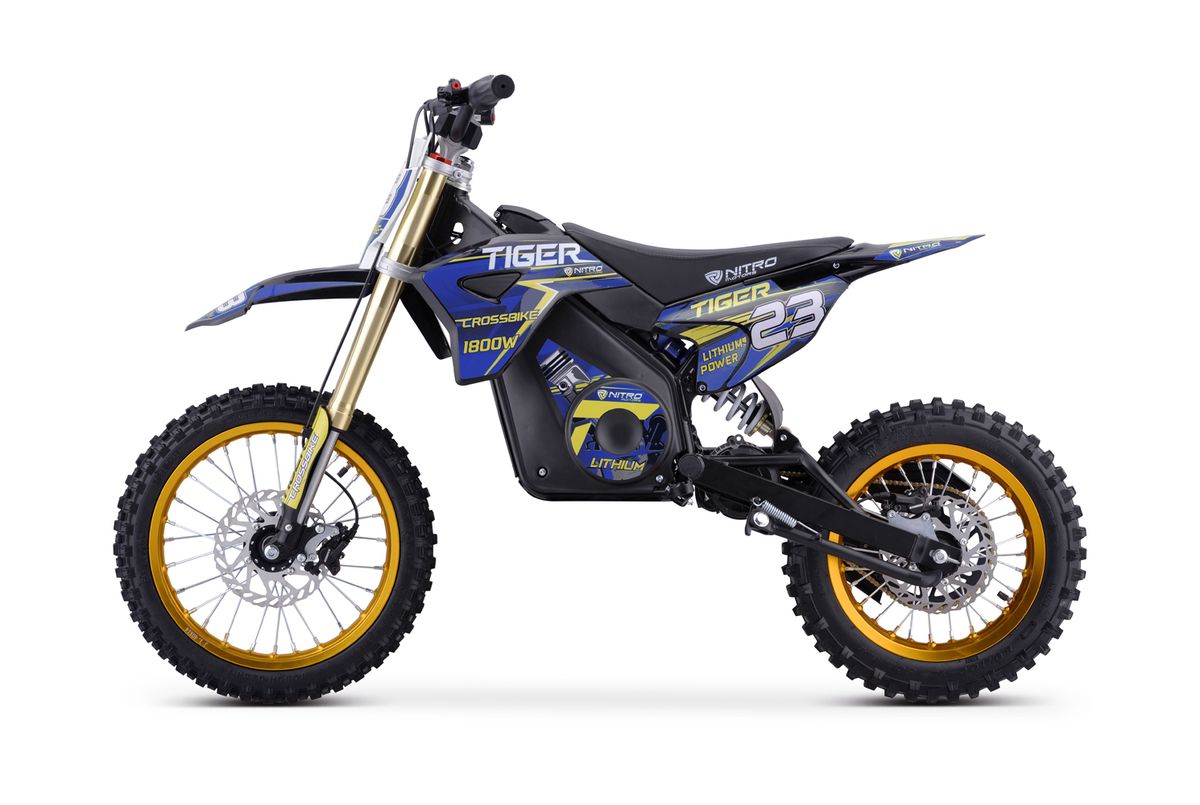 Tiger Eco 1800W el-dirtbike lithium 14/12