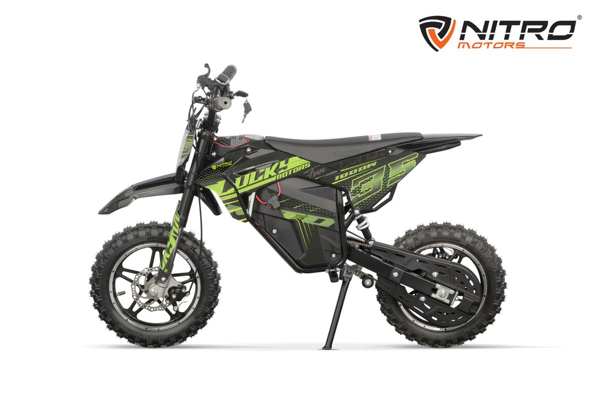 Lucky Fun 1000W el-dirtbike barn 10