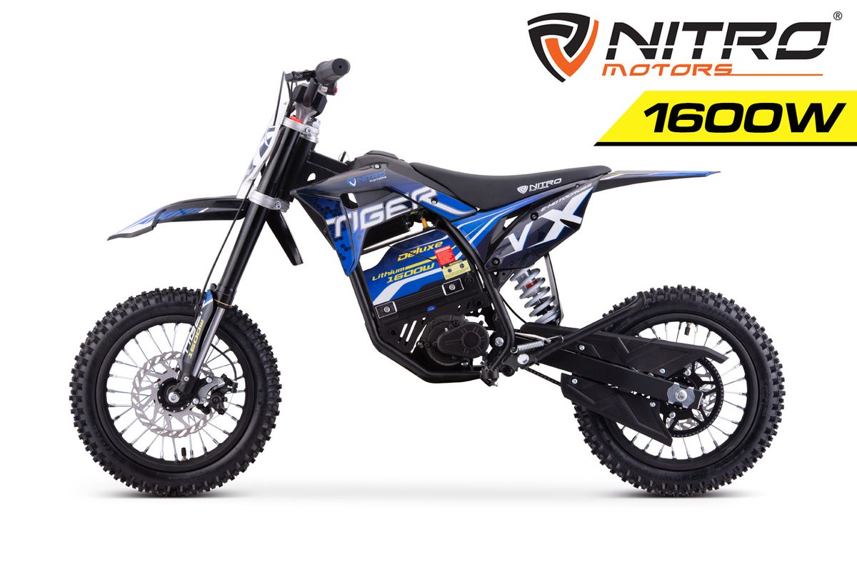 Nitro Tiger VX DLX 1600W 48V barnedirtbike 12