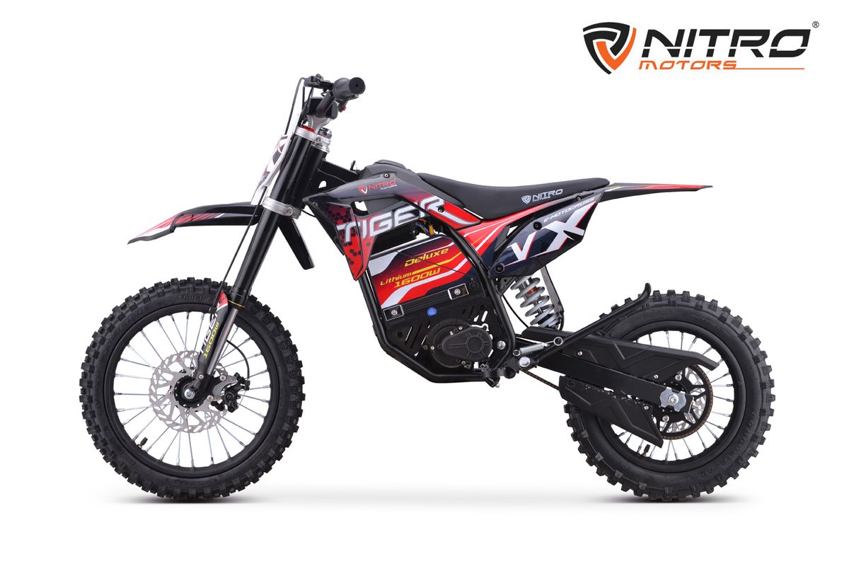Nitro Tiger VX DLX 1600W 48V barnedirtbike 14