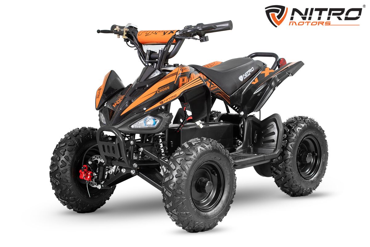 Python Cross 1000W barnequad med LED og nødstopp