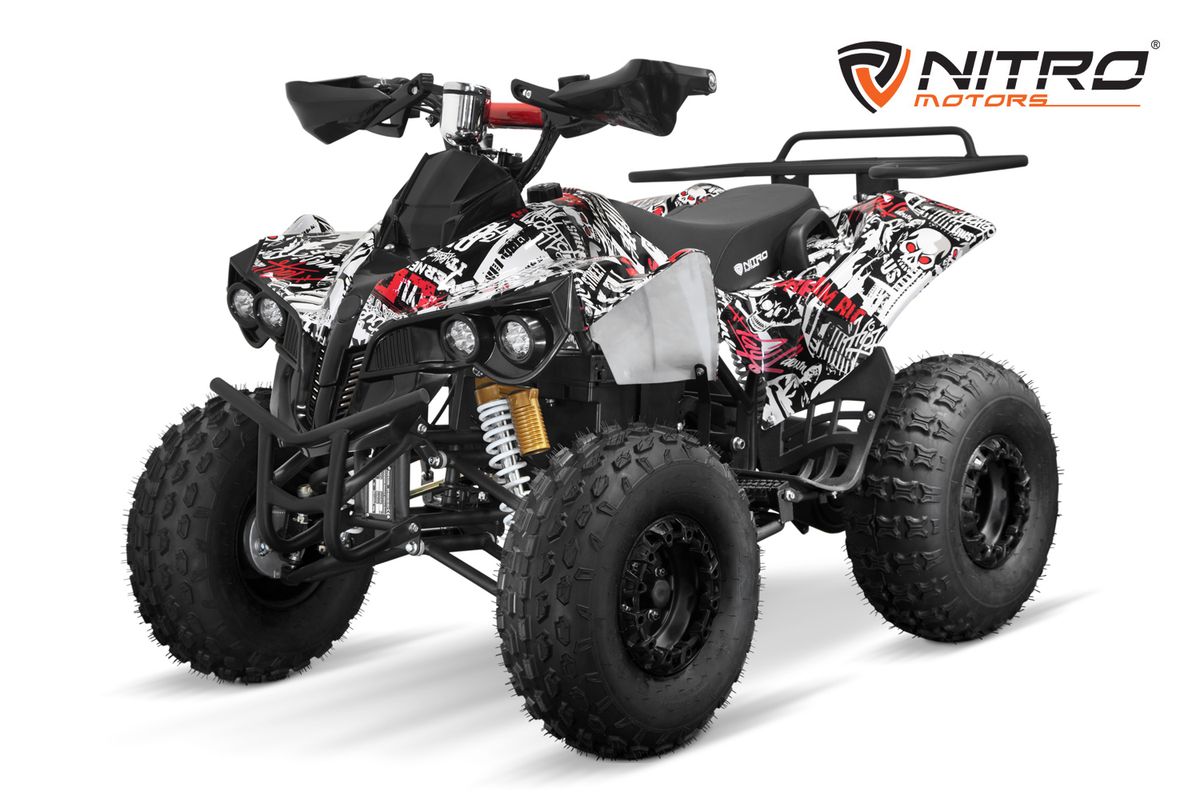 Warrior 1000W ATV – Graffiti med speedometer