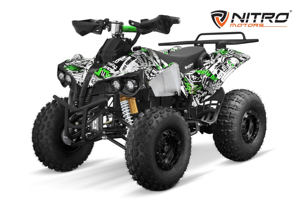 Warrior 1000W ATV – Graffiti med speedometer