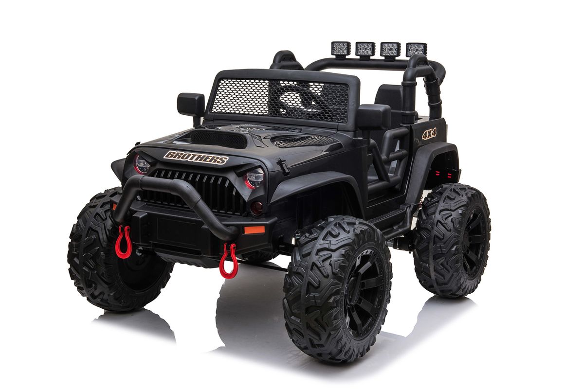 Kidix 4x4 Offroad JP elbil barn 12V toseter med lys