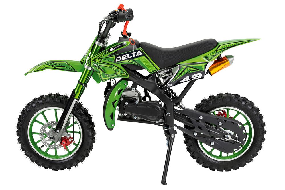Mini Crossbike Delta 49 cc 2-takt - Grønn